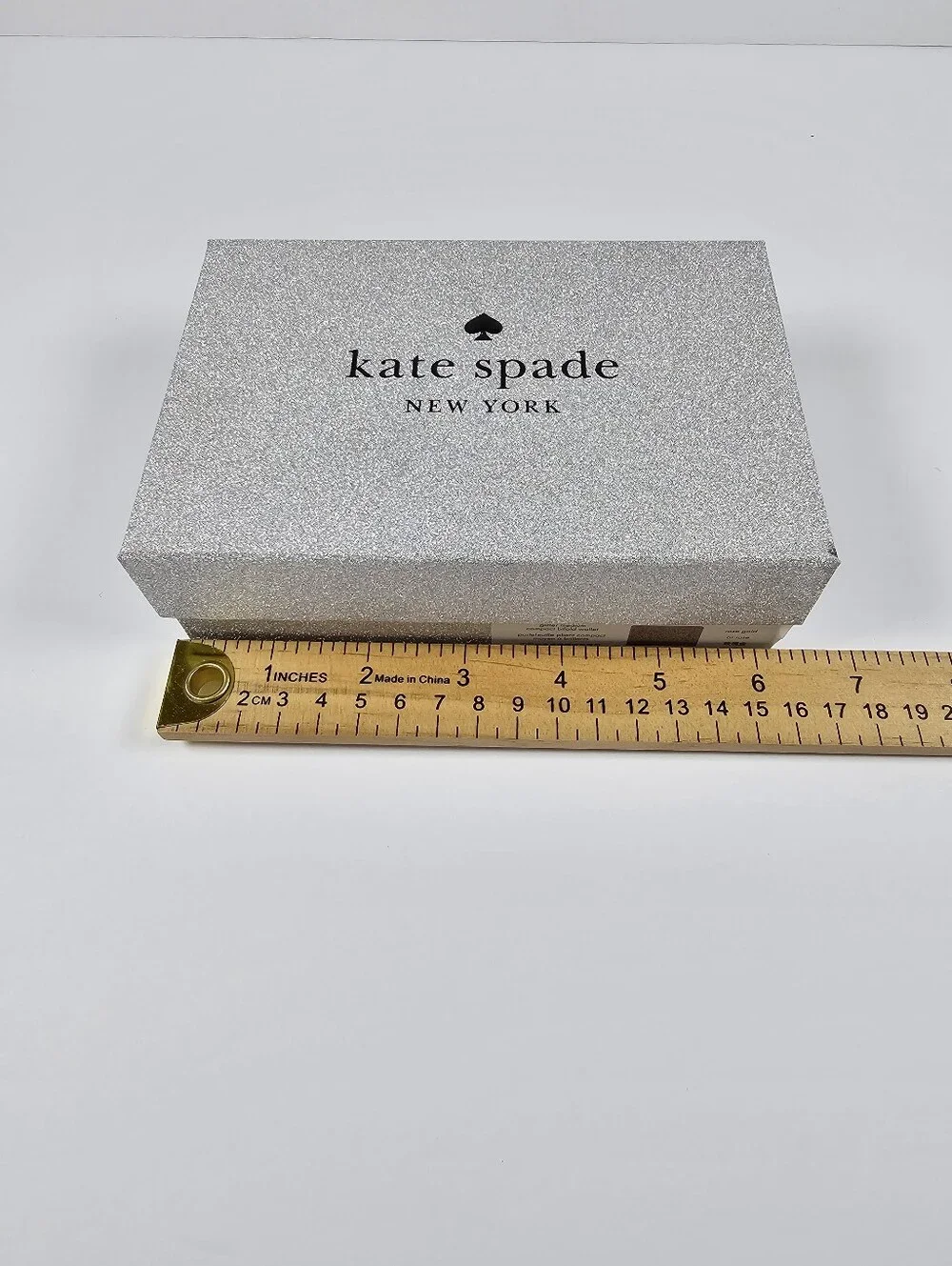 Kate Spade Empty Glitter Box for Wallet 6.25 x 4.25